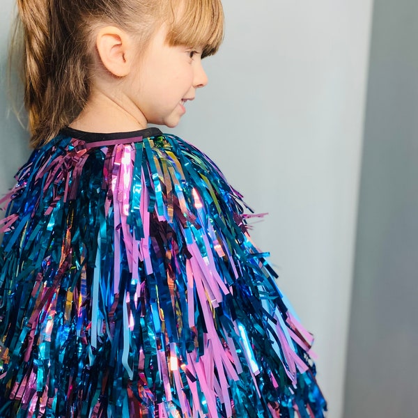 Tinsel Cape Adult and Children's sizes available