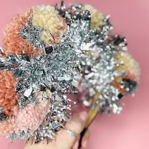 Tinsel and Pom Pom Headband | Festival Headband | Birthday | Party | Adult Headband | Children’s Headband | Tinsel