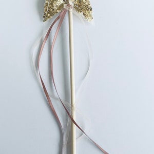 Gold Sequin Fairy Star Wand
