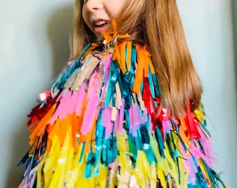 Tinsel Cape Adult and Children's sizes available