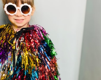 Tinsel Cape Adult & Children's sizes available