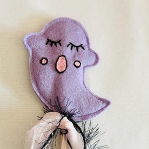 Purple Felt Ghost Wand | Ghost Wand | Halloween Wand | Fancy Dress Halloween