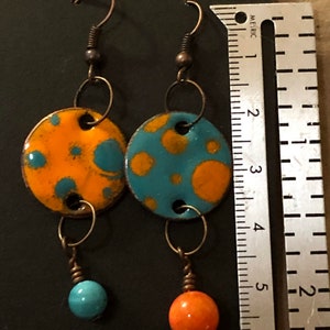 My 2 Cents Earrings Polka Dots image 5