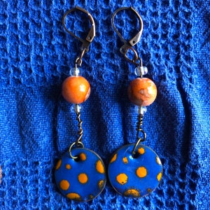 My 2 Cents Earrings Polka Dots image 9