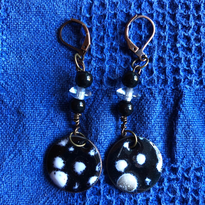 My 2 Cents Earrings Polka Dots image 8