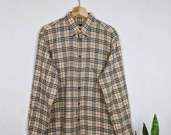 burberry nova check shirt mens