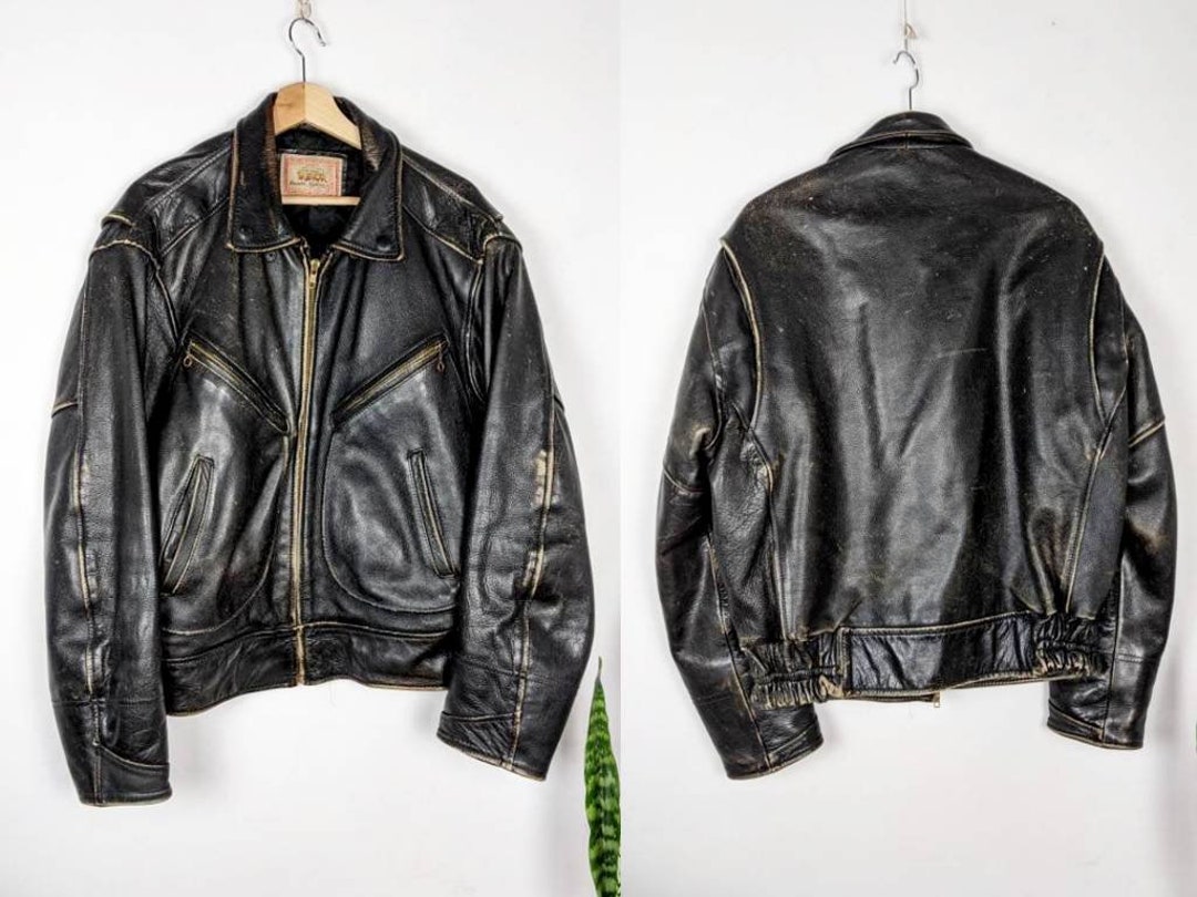 Vintage Lee Trevor Leather Men's Jacket USA - Etsy