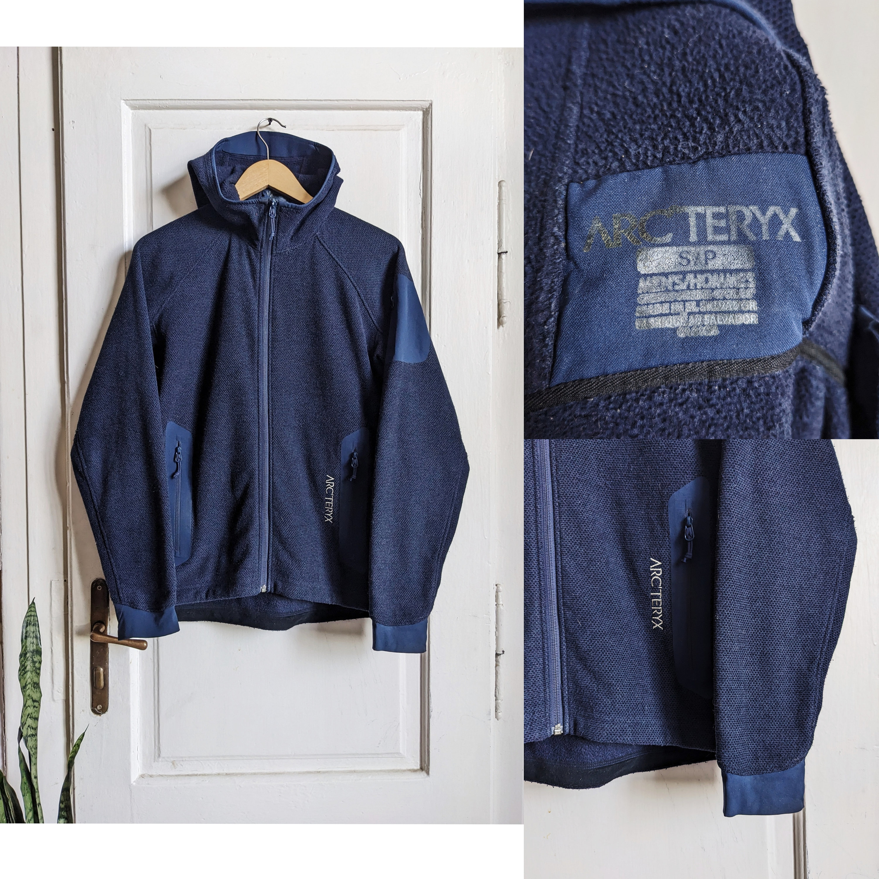 Arcteryx Polartec Hooded Fleece Jacket Blue Navy - Etsy Arcteryx Polartec Hooded Fleece Jacket Blue Navy - Etsy