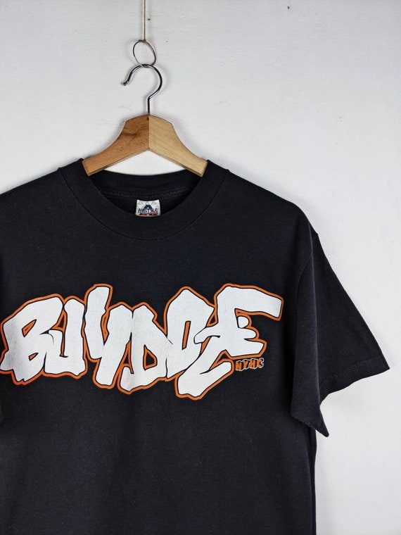 Vintage Bulldoze Merch T-shirt Hard Core NY HC Double Side