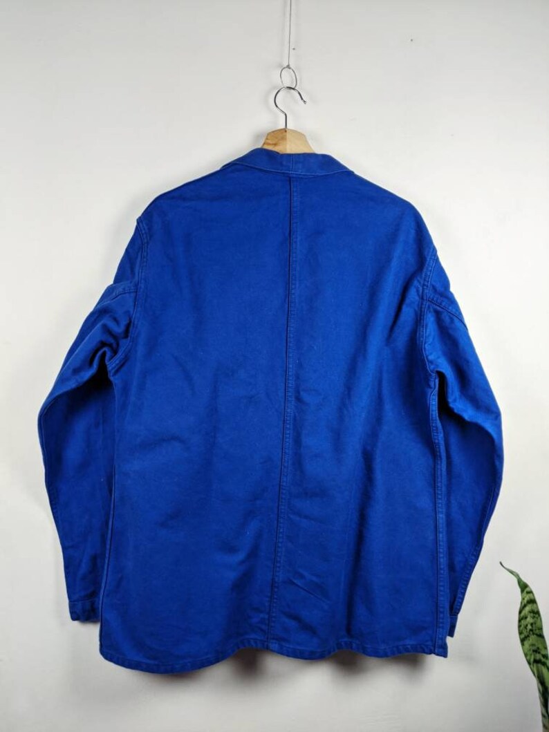 Vintage Chore Jacket French Sanfor Workwear Blue Chore Jacket | Etsy