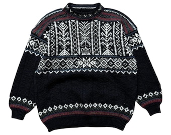 Suéter vintage de Dale of Norway Trondheim de lana de punto noruega