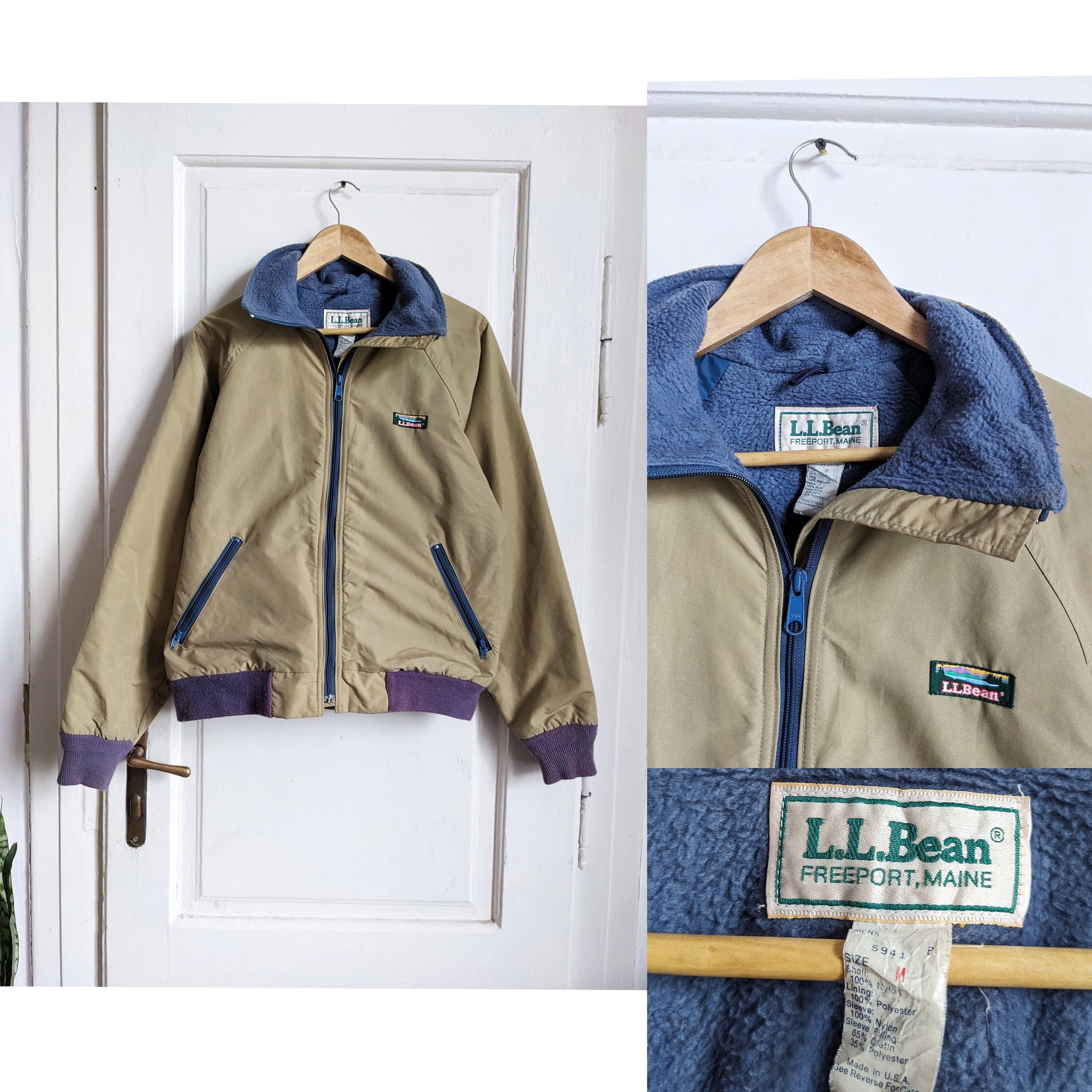 80s Ll Bean Jacket - Etsy 80s Ll Bean Jacket - Etsy