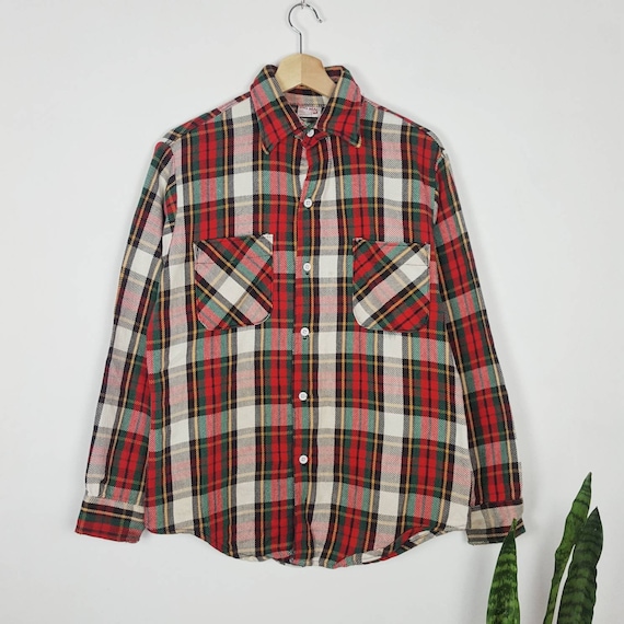 Vintage 70s Big Mac JC Penney Flannel Shirt Plaid