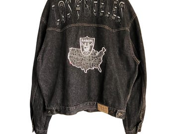Los Angeles Raiders Jacket, 1991 Campri Teamline Windbreaker