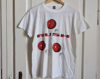 Vintage Rush 1988 Hold Your Fire Tour T-Shirt Merch Single Stitch