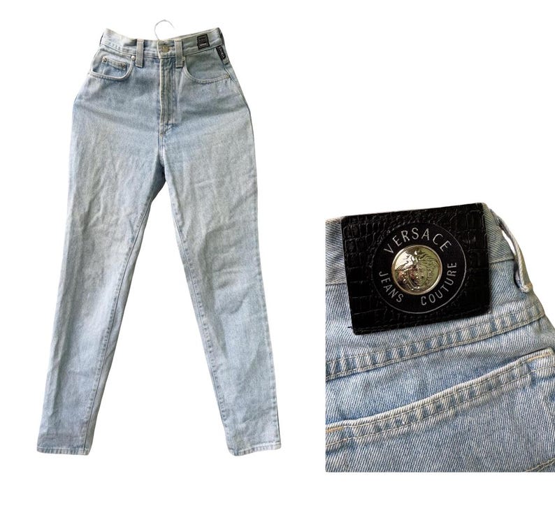 Vintage Versce Jeans Couture Medusa Jeans Bild 1