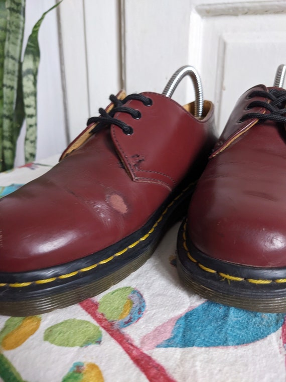 Doc Martens 1461 Leather Oxford Shoes Oxblood Dr. Martens - Etsy