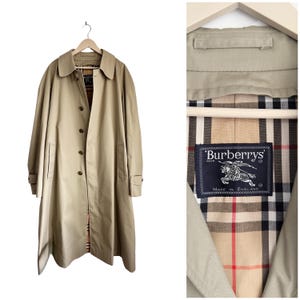 90's Burberry Trench - Etsy