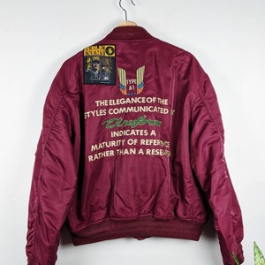 Vintage Uniform Type A 1 USA Nylon Jacket Public Enemy image 2