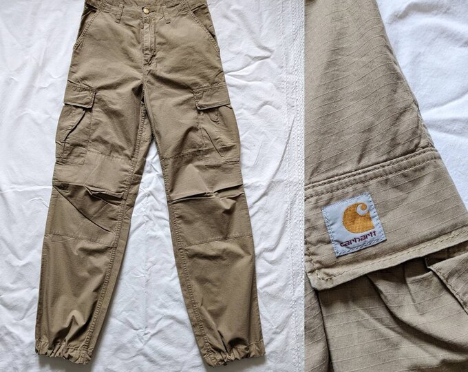 Carhartt Cargo Pant Beige Military Etsy