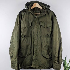 Vintage Military Jacket M65 Cold Weather Field Jacket Man's 7989/9794 ...