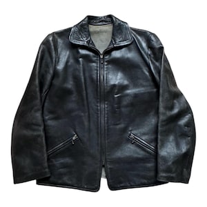 50s leather jacket - Etsy 日本