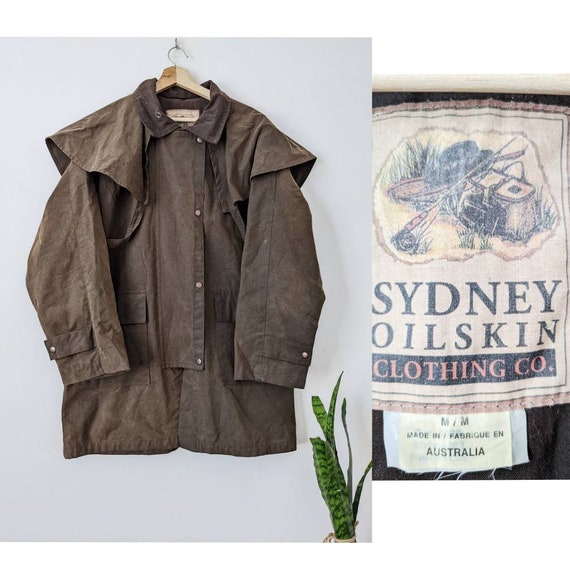 Vintage Australian Waxed Sydney Oilskin Duster Western - Etsy