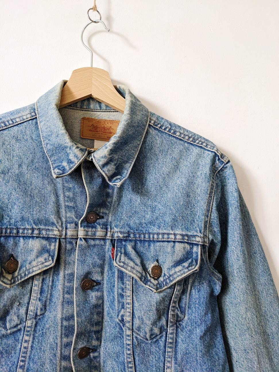 Vintage 80s Levi's Trucker Denim Jacket 70505 Made in USA - Etsy