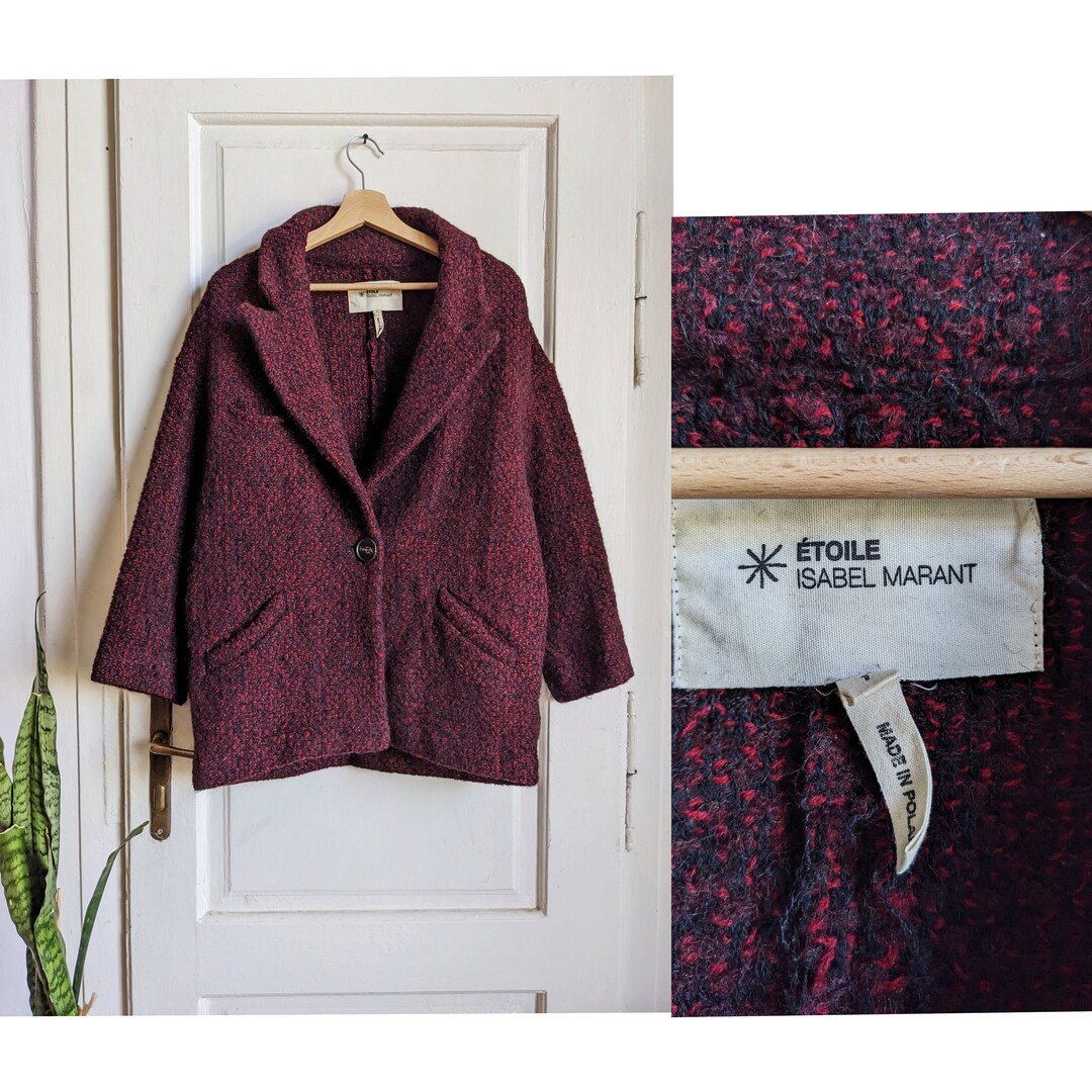 Isabel Marant Etolie Wool Coat - Etsy