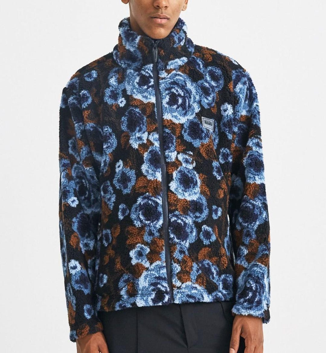 Napa by Martine Rose Floral Teddy Fleece Jacket | AW18 Rare