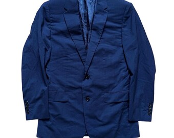 Blazer monopetto Dior Homme in lana blu / Giacca firmata taglia M