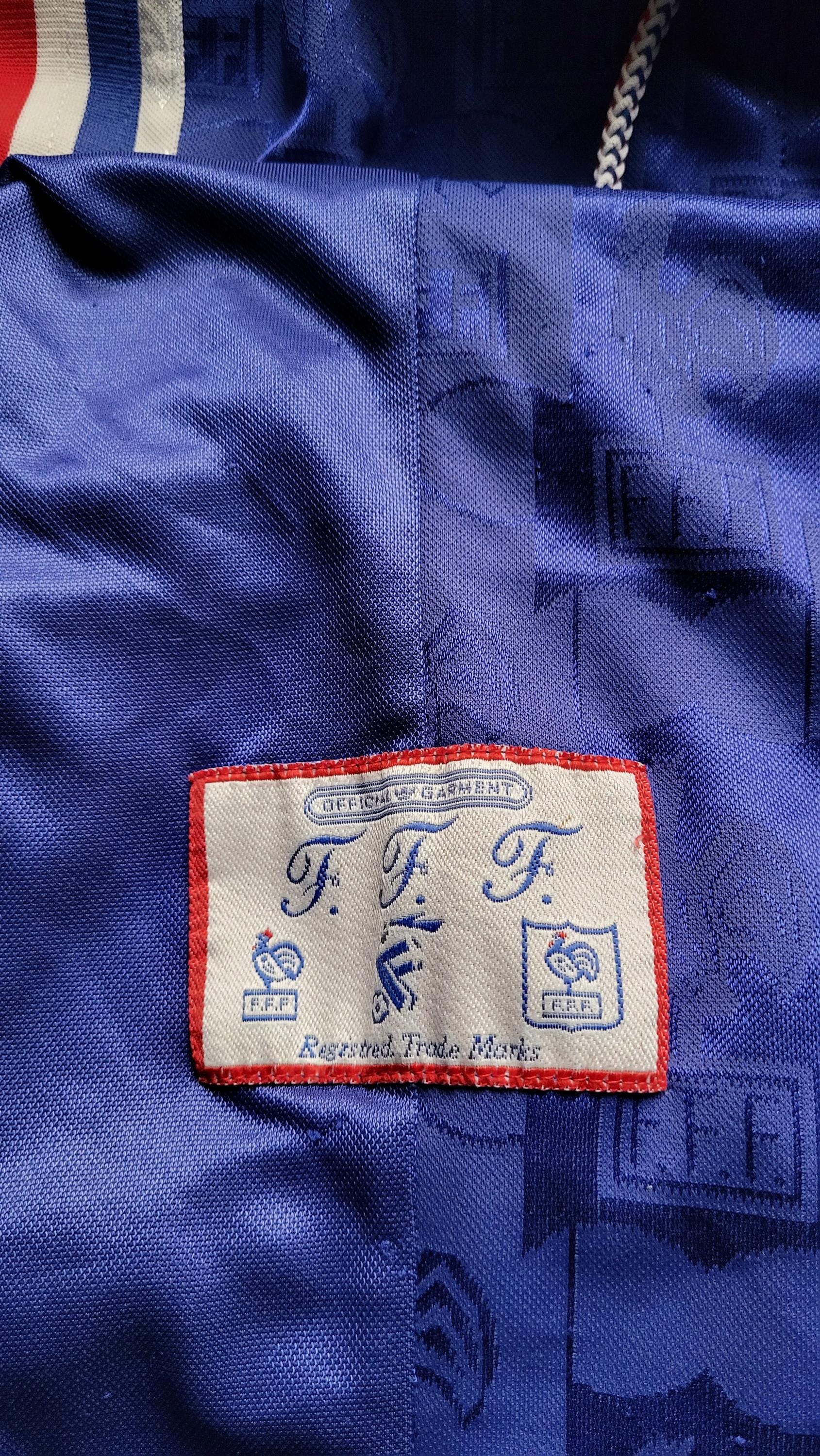 Vintage 90s Adidas France National Team Football Jersey / 1994-96