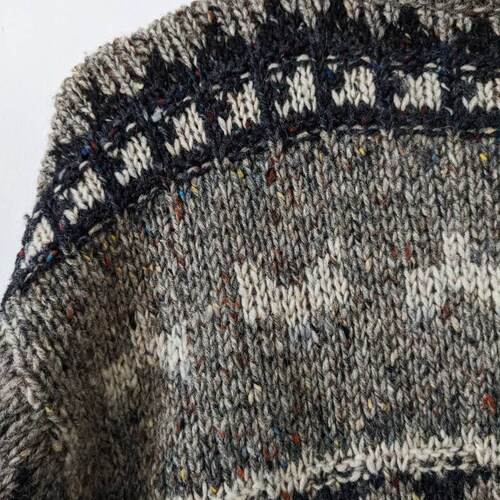 Vintage Irish Sweater Siochain Handloomed shops Ireland Knitted Wool Oversize