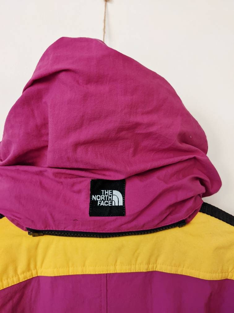 Vintage the North Face Vertical Anorak Jacket Gore Tex Multicolor