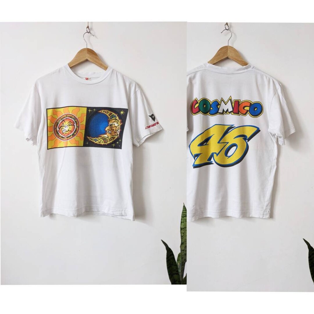 Fysik Shredded efterskrift Vintage Valentino Rossi 46 Cosmico T-shirt Dainese Moto GP - Etsy