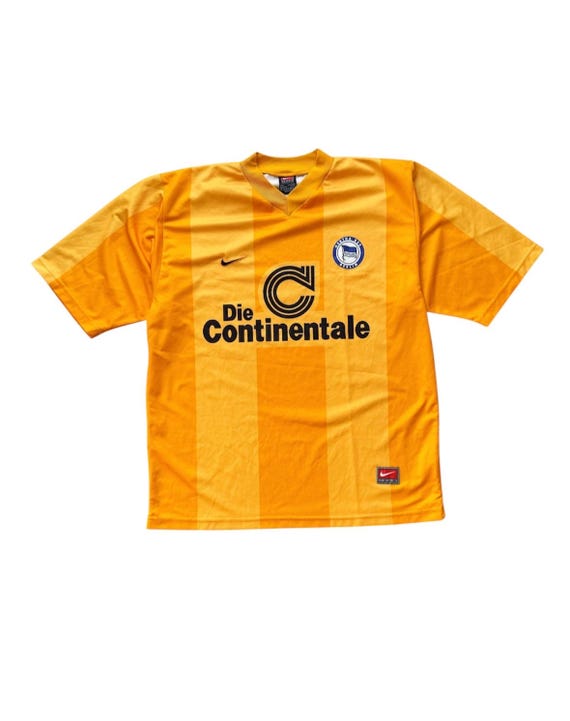 Vintage Hertha Berlin 1999/00 Away Jersey | Nike Orange Die
