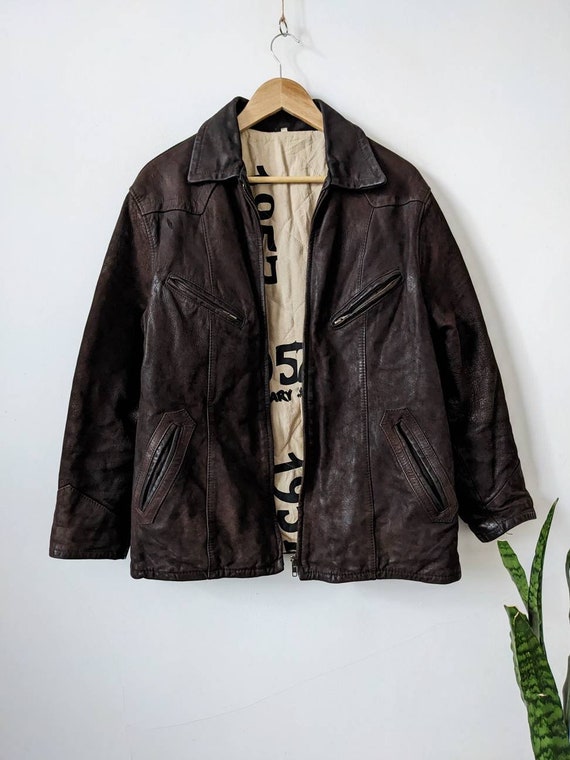 Vintage Bike Women's Jacket Legendary Jacket 1957 Brown - Etsy