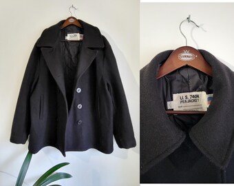 【Schottピーコート】U.S. 740Nサイズ42 ネイビー Buy Iconic U.S. Navy peacoat Schott NYC