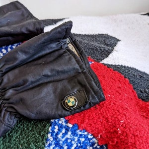 Vintage BMW Bike Leather Women Gloves Gore Tex Made in Italy image 5