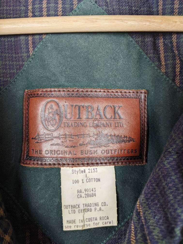 Outback Wax Vest Oilskin Multipocket Made in Costa Rica - Etsy