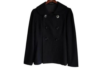 Yohji Yamamoto Wool Double Breasted Coat