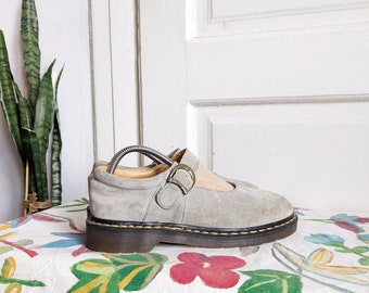 希少！ヴィンテージDr.Martens /パープル /スエード メリージェーン 希少！ヴィンテージDr.Martens /パープル /スエード メリー
