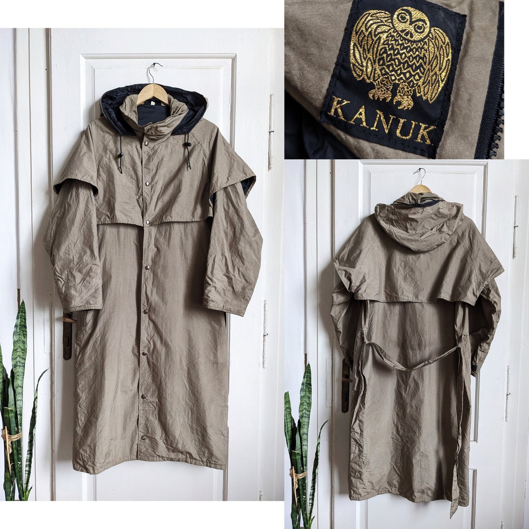 Vintage Kanuk Long Coat Duster Hunting Jacket Etsy