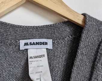 Vintage Jil Sander V-neck Sweater - Etsy