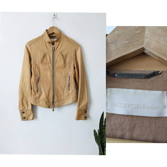 Scervino Street Leather Jacket Italy Women's