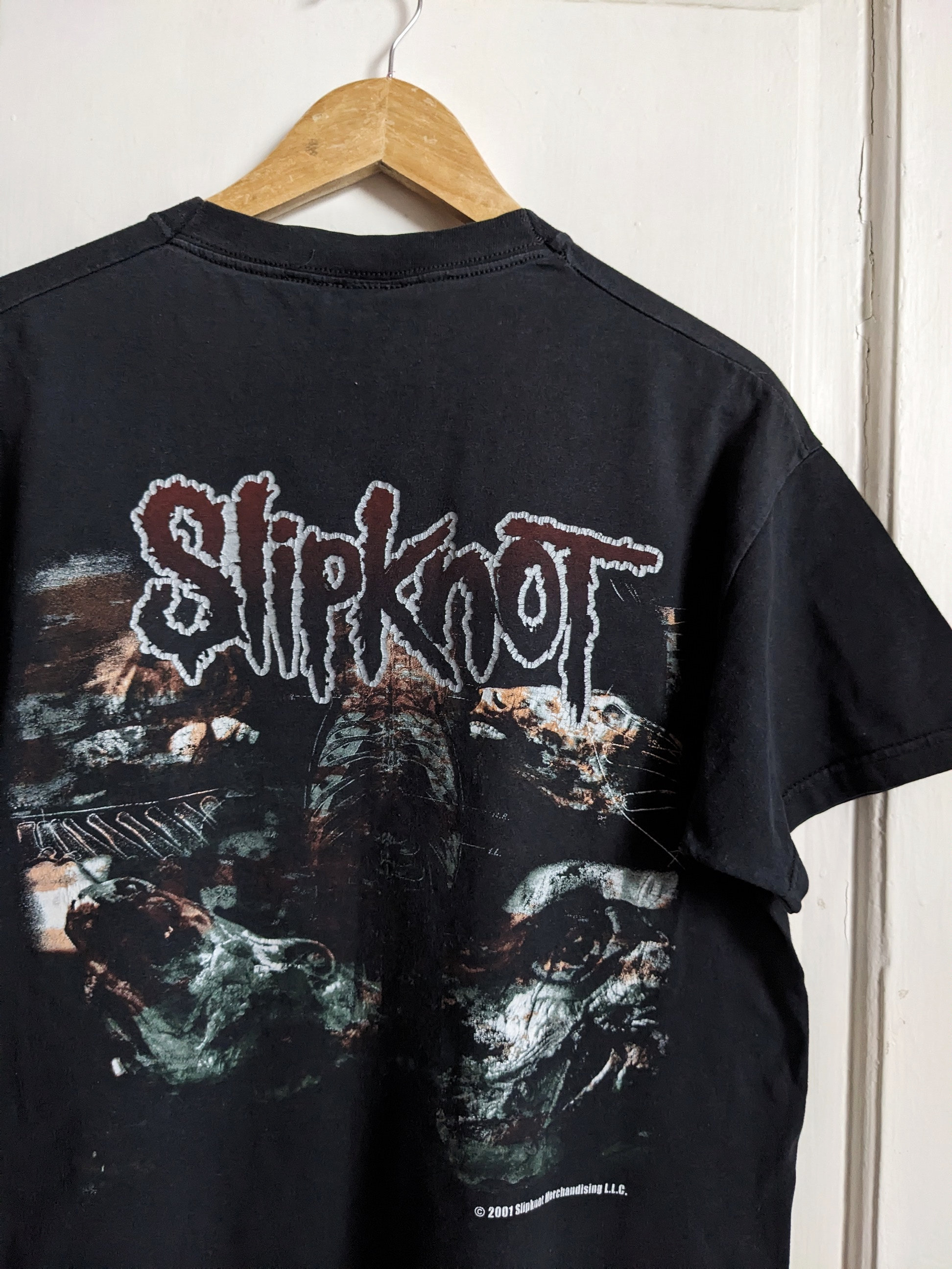 slip knot IOWA期 2001 ビンテージ バンドTシャツ Vintage 2001 Slipknot T Shirt L Iowa | eBay