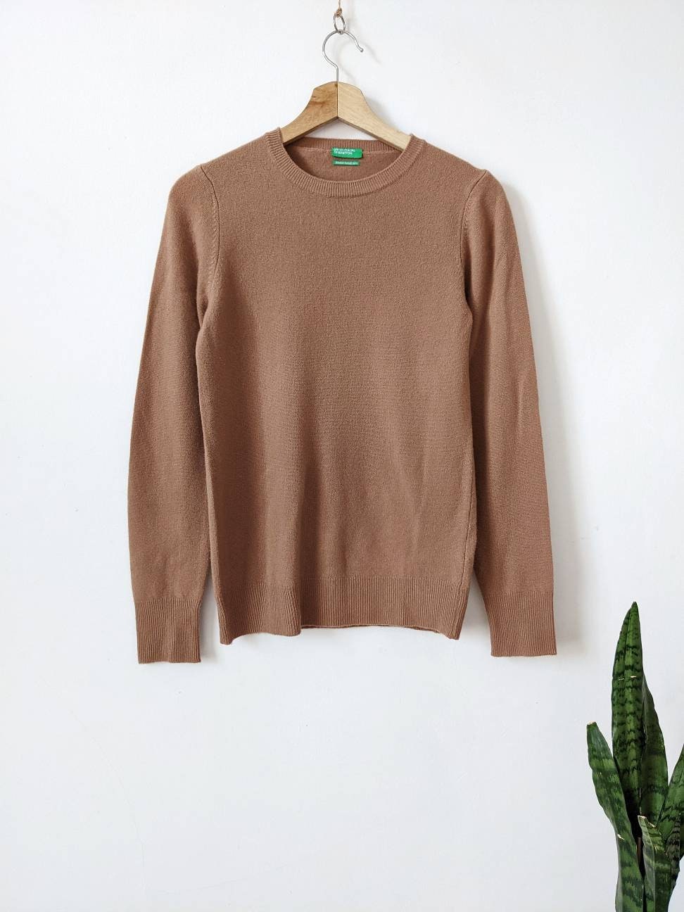 Pull United Colors Of Benetton Femme - Taille XS, Beige Nude, Neuf Sans étiquette