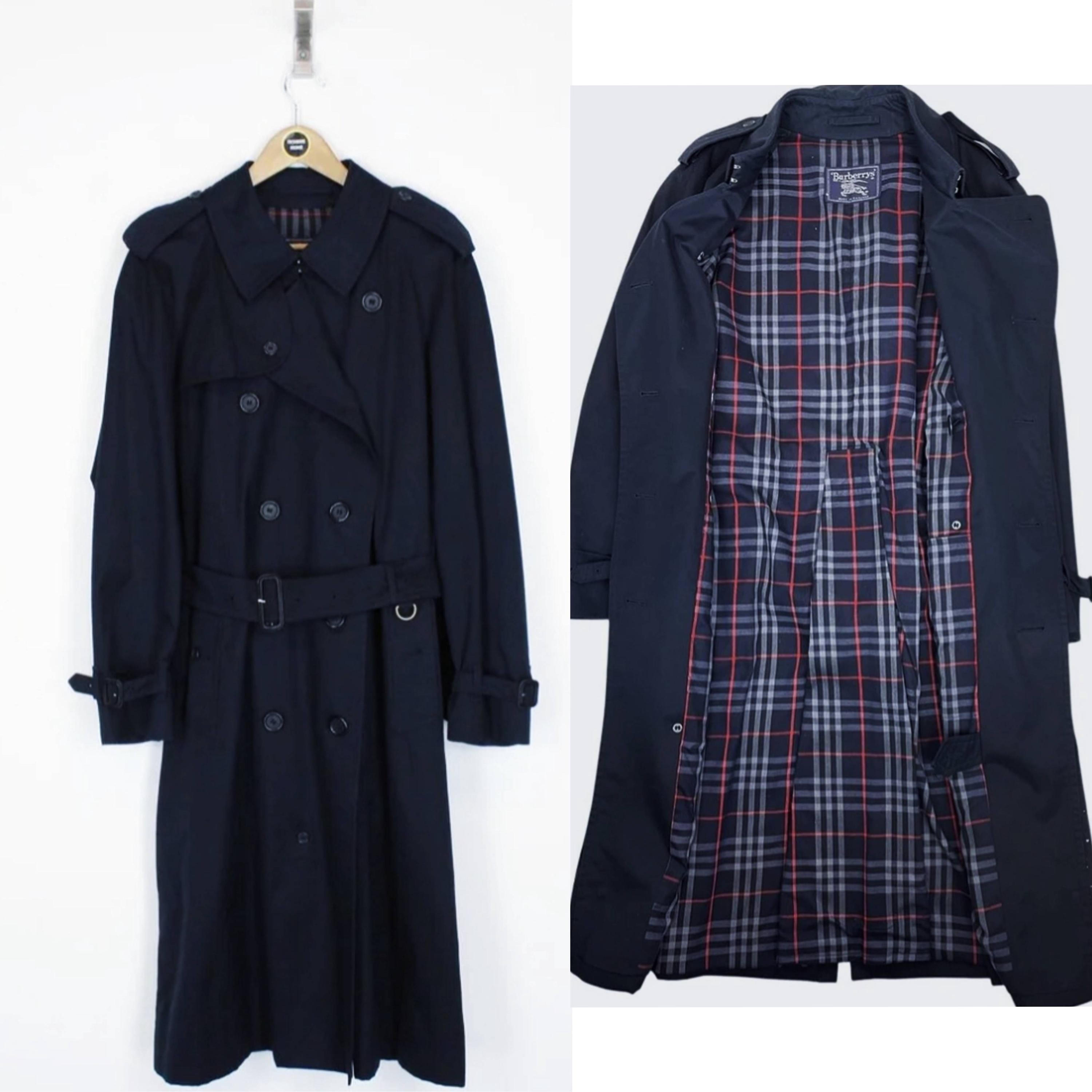Burberry ネイビー トレンチコート ベルト付き Navy burberry trench - Etsy 日本