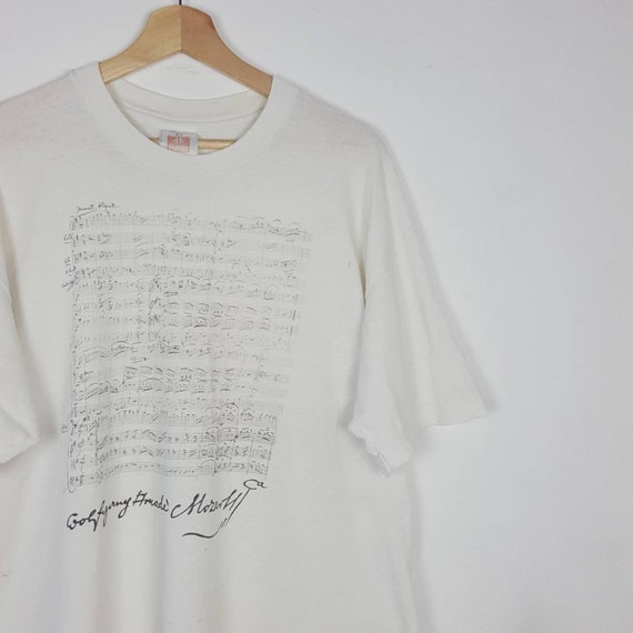 Vintage Wolfgang Amadeus Mozart T-shirt Music note