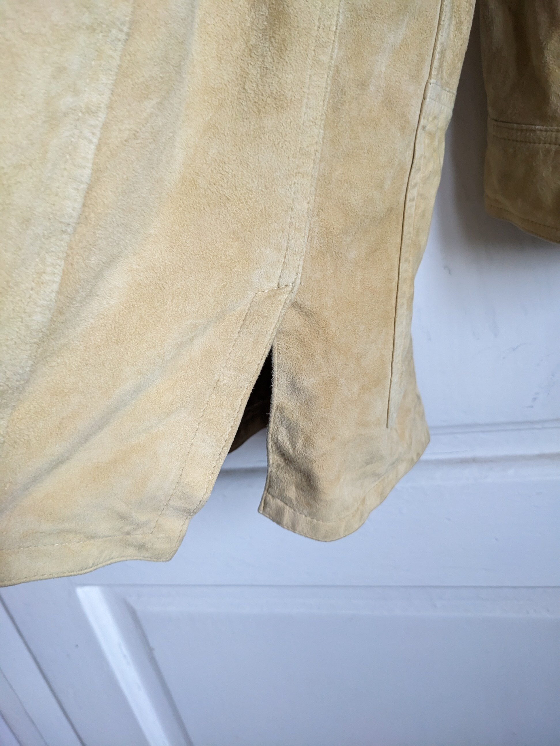 Vintage Bally Suede Leather Jacket Beige - Etsy